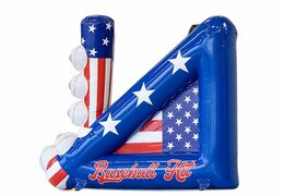 Juego de interior de béisbol inflable interactivo para la venta