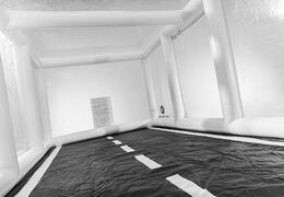 Cápsula inflable del coche del escaparate para desplegar el vehículo en venta