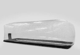 Cápsula inflable de coche transparente en venta para vehículos.