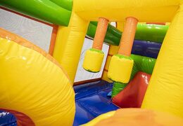 Encargue castillo hinchable inflable multiplay con tema de león para niños