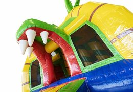 Cojín de aire inflable con temática de cocodrilo grande a la venta para niños