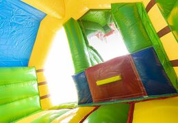 Comprar castillo hinchable hinchable con tobogán en forma de cocodrilo para niños