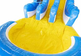 Comprar tobogán hinchable grande con tobogán doble para niños