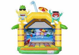 Comprar castillo hinchable tema fiesta de verano con objetos festivos para niños