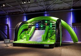 Comprar castillo hinchable carrera de obstáculos con deporte interactivo para hacer una competición para niños