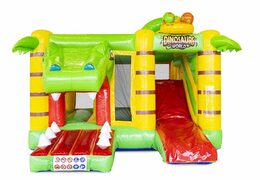 Comprar una hamaca hinchable compacta con tobogán con temática de Dino para niños