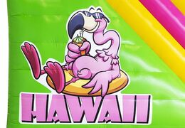 Gorila inflable compacta con tema de Hawaii para niños a la venta