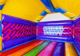 Comprar inflable estándar inflable en tema de fiesta de animales para niños