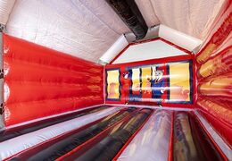 Pida un cojín de aire inflable estándar en un hotel de animales con animales en 3D para niños