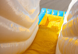 Ordene un castillo hinchable multijuego súper hinchable con tema de unicornio para niños con muchos colores