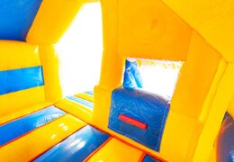 Comprar castillo hinchable hinchable con tobogán en la parte delantera tema patito amarillo