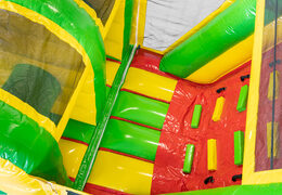 Comprar 13 metros larga pista americanas inflable en tema Selva para niños. Ordene pistas americanas inflables ahora en línea en JB Hinchables España