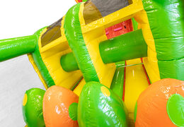 Pista americana inflable de Dinosaurio de 13 metros de largo para niños. Ordene pistas americanas inflables ahora en línea en JB Hinchables España