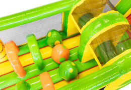 Comprar 13 metros Pista americana inflable en tema Dinosaurio para niños. Ordene pistas americanas inflables ahora en línea en JB Hinchables España