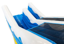 Solicite en línea un tobogán 4 en 1 con el tema del patito de goma para sus hijos. Comprar toboganes hinchables ahora online en JB Hinchables España