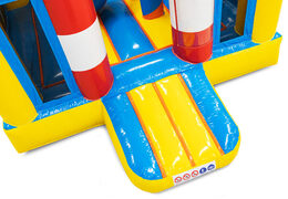 Compre un tobogán inflable 4 en 1 con el tema del pato de goma para sus hijos. Pide ahora online toboganes hinchables en JB Hinchables España