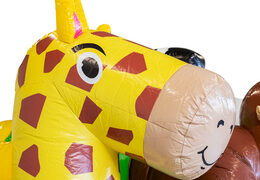 Pide castillo hinchable Mini Multiplay con tema Jungle para niños. Comprar castillos hinchables en JB Hinchables España