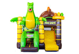 Pide castillo hinchable Mini Multiplay cubierto con tobogán en temática Dino para niños. Compra ahora hamacas hinchables en JB Hinchables España