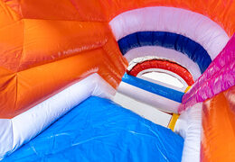 Se vende mini cojín de aire hinchable Multiplay en tema Flamingo para tus peques. Ordene cojines de aire inflables en JB Hinchables España