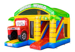 Pide safari hinchable de castillo hinchable multi box