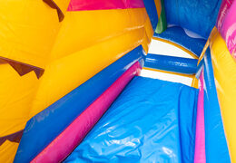 Fiesta de verano de castillo hinchable de caja múltiple cubierta para la venta