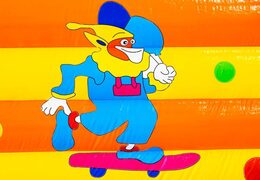 Castillo hinchable detalle payaso