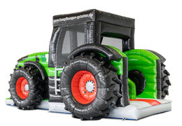 Solicite un llamativo castillo hinchable con detalles de la empresa