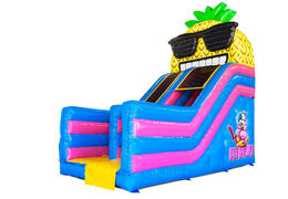 Comprar castillo hinchable con tobogán tema Hawaii online en JB Inflatables