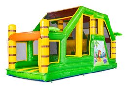 Módulo de pista de obstáculos tema jungla Base Jump