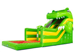 Multiplay inflable Dino con tobogán de piscina acoplable