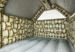 Interior del castillo hinchable estándar Grey Brick