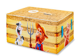 Caja para almacenar soft play en tema de granja en venta en JB