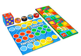 Juego colorido en la parte trasera de Softplay con temática de cómic