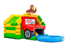 Compra en línea el castillo inflable Slide Combo con figuras en 3D y tobogán