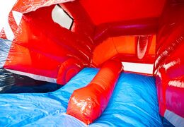 Compra el tobogán azul y rojo del castillo hinchable Slide Combo con doble tobogán en JB