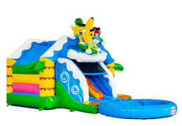 Compra en línea el castillo inflable Slide Combo con figuras en 3D y tobogán