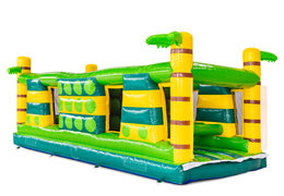 Módulo de circuito de obstáculos Gate Dodger con palmera en el tema del cocodrilo