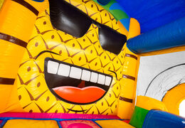Gran piña en castillo hinchable bouncy box Hawaii en venta en JB Inflatables