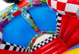 Historietas representadas en el juego inflable - castillo hinchable A-frame disponible en JB Inflatables