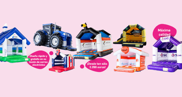 castillo hinchable personalizado a pedido a la venta en JB