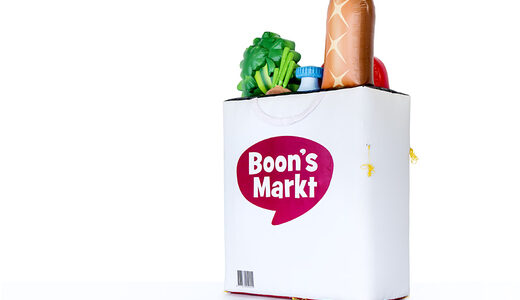Compre una réplica de productos promocionales de la bolsa de compras Markt de Boon's personalizada en línea. Obtenga sus promocionales hinchables en línea en JB Hinchables España