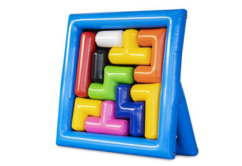 te koop opblaasbare puzzel blauw
