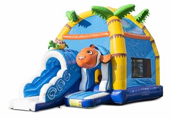 Comprar castillo hinchable de interior multiplay maxifun super hinchable con tobogán en tema pez payaso nemo seaworld para niños. Ordene castillo hinchables en línea en JB Hinchables España