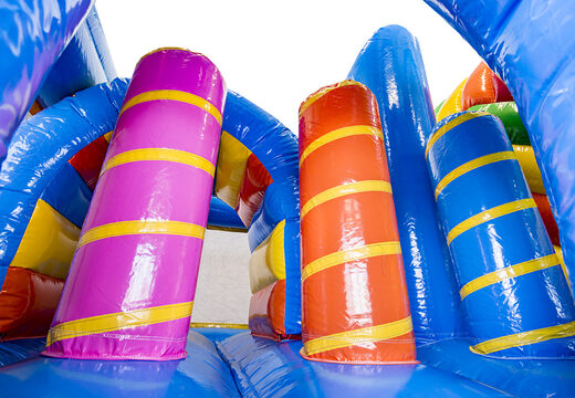 Ordene el castillo hinchable de unicornio mediano con tobogán para niños. Compre castillos hinchables en línea en  JB Hinchables España