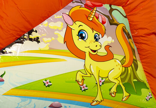 Castillo hinchable multijugador con tobogán en tema unicornio para niños. Compre castillos hinchables en línea en JB Hinchables España