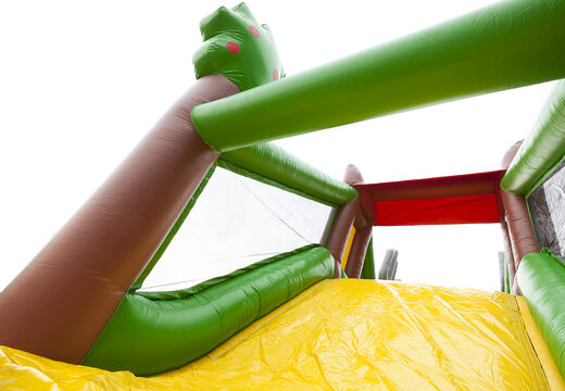 Carrera de pista americana con temática de granja con 7 elementos de juego y objetos coloridos para niños, compre ahora. Ordene pistas americanas inflables ahora en línea en JB Hinchables España