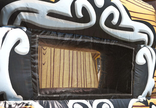 Tobogán inflable de barco pirata en una forma llamativa con geniales objetos 3D e impresiones a todo color para niños. Compre toboganes inflables ahora en línea en JB Hinchables España