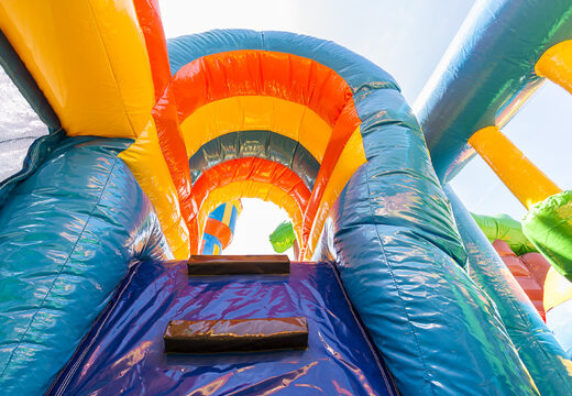 Comprar castillo hinchable multijugador de interior con tema de cuento de hadas con tobogán para niños. Ordene castillos hinchables en línea en JB Hinchables España