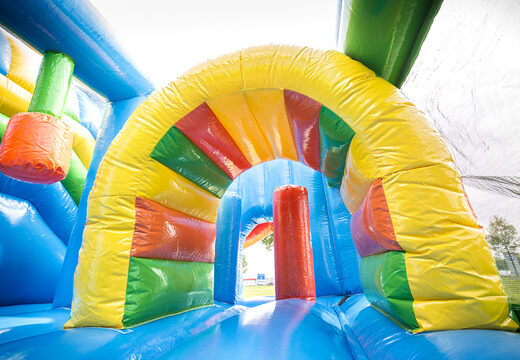 Castillo hinchable marino multiplay con tobogán, divertidos objetos en la superficie de salto y llamativos objetos en 3D para niños. Ordene castillos hinchables en línea en JB Hinchables España