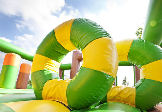 Tobogán inflable multifuncional con tema pirata con piscina de chapoteo, impresionante objeto 3D, colores frescos y el orden de obstáculos 3D para niños. Compre toboganes inflables ahora en línea en JB Hinchables España